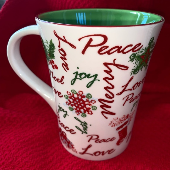 Set of 2 Starbucks Christmas holiday coffee mug tea cup 2007 hot chocolate gift - Picture 5 of 8